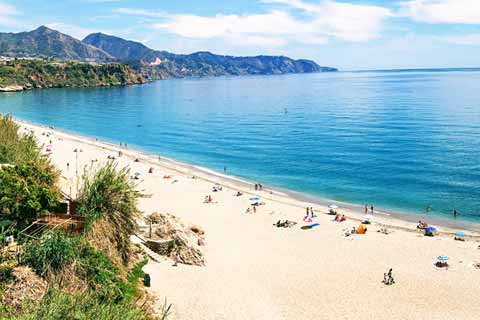 Playas en Nerja Malaga