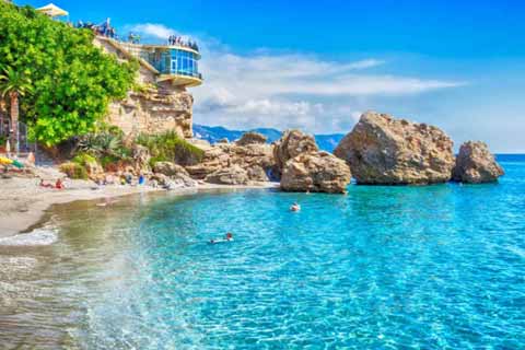 kayaking in Nerja - From La Herradura